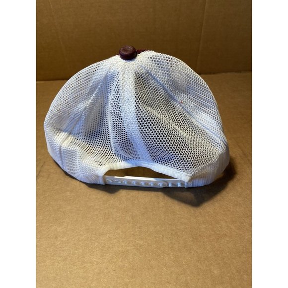 Drag Racing Vintage Style Red White Trucker Cap Hat Challenger Caps One Size - Picture 2 of 5